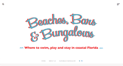 Desktop Screenshot of beachesbarsandbungalows.com