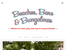 Tablet Screenshot of beachesbarsandbungalows.com